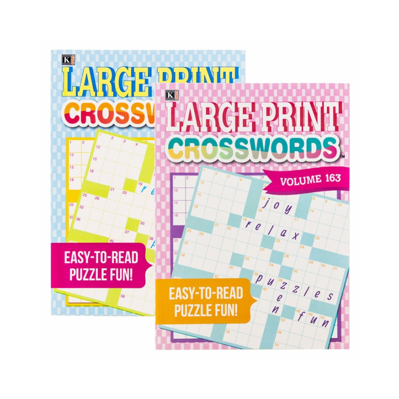 BAZIC KAPPA Large Print Crossword Book