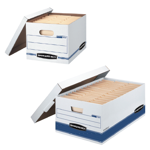 Fellowes Storage Bankers Box with Cover