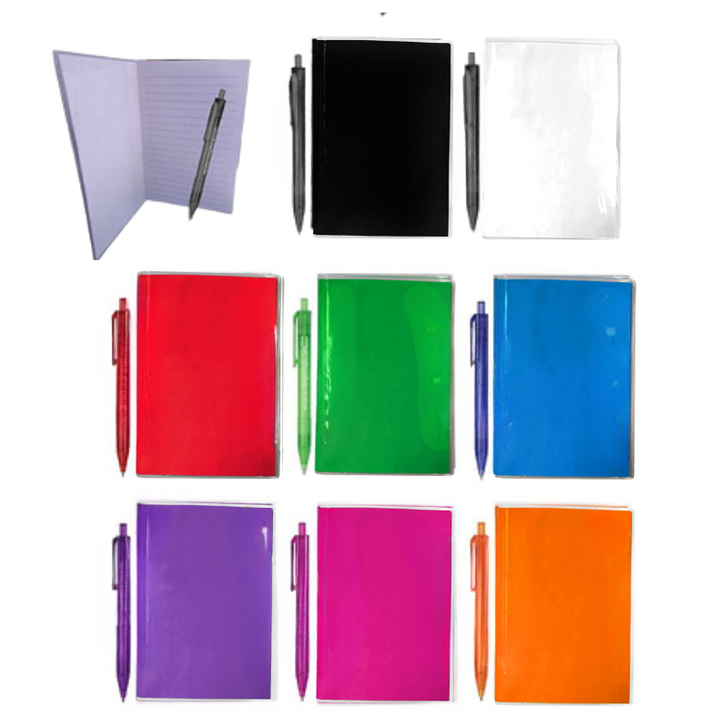 Vinyl Notebook Bonanza Vinyl Notebook with Pen - The Up Shop – Very Exciting Things Ltd.