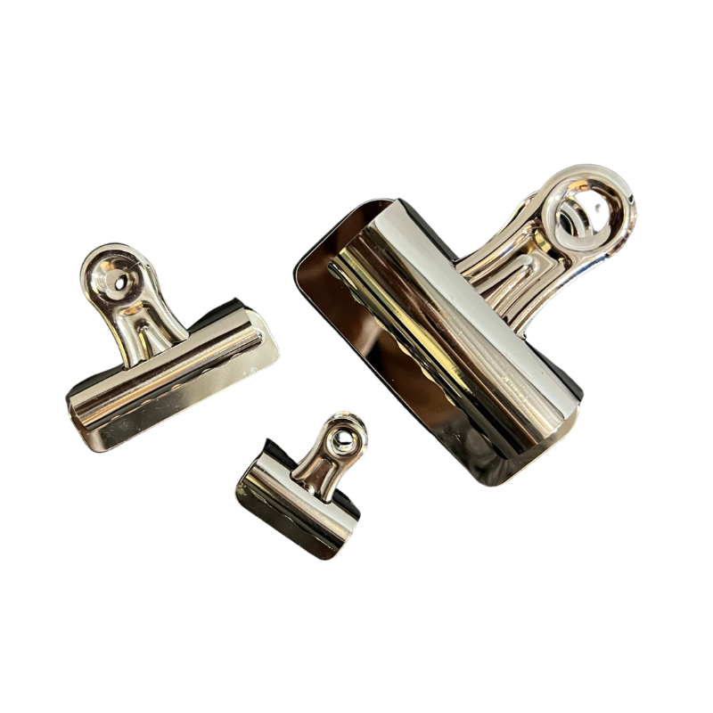 Silver Bulldog Clip