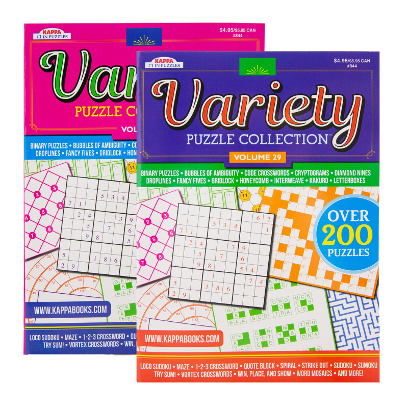 BAZIC KAPPA Puzzles & Games Variety Book