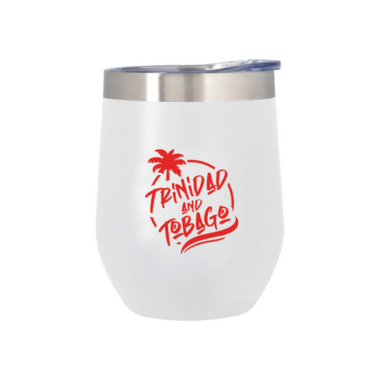 Caribbean Keepsakes 12oz Stainless Steel Wine Cup