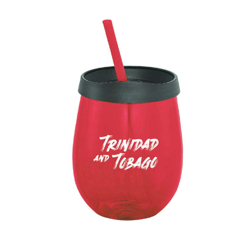 Caribbean Keepsakes Stemless Tumbler with Straw