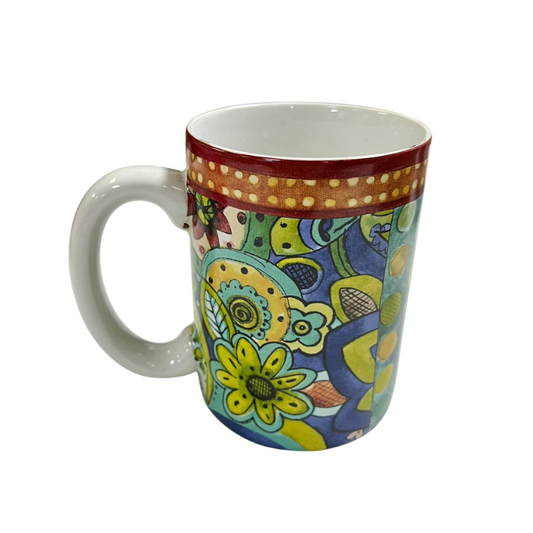 Carson Home Accents Sunny Meadow Mug