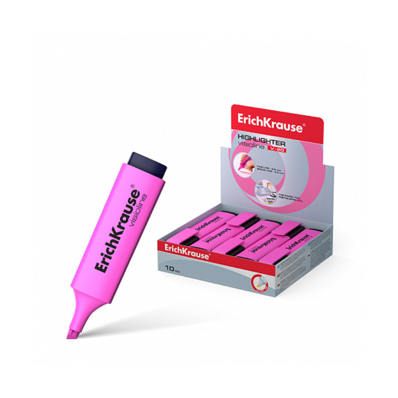 Erich Krause Visioline V-20 Highlighter - Pink