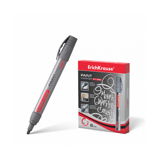 Erich Krause PT-350 Paint Marker - Silver