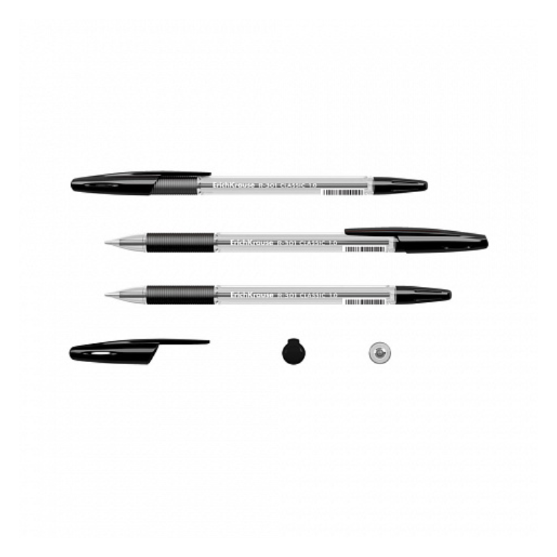 Erich Krause R-301 Ballpoint Pen - Black