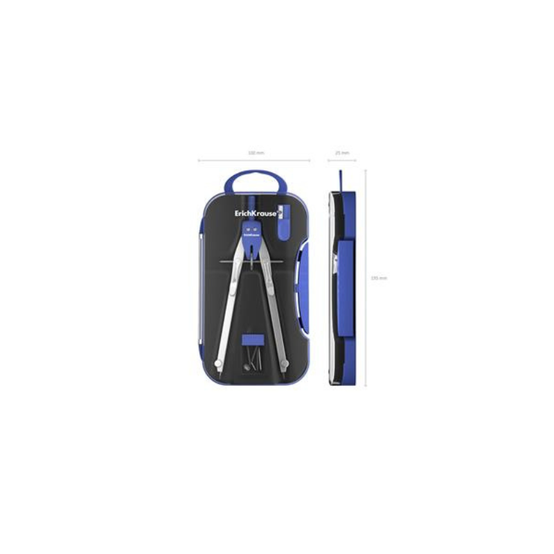 Erich Krause 3pc Compass Drawing Set