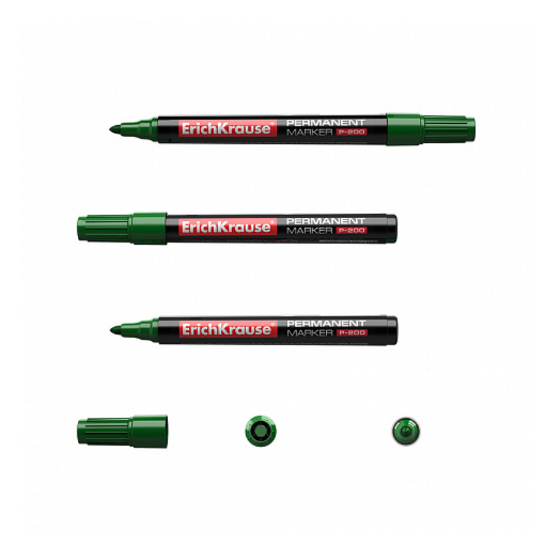 Erich Krause P-200 Permanent Marker - Green