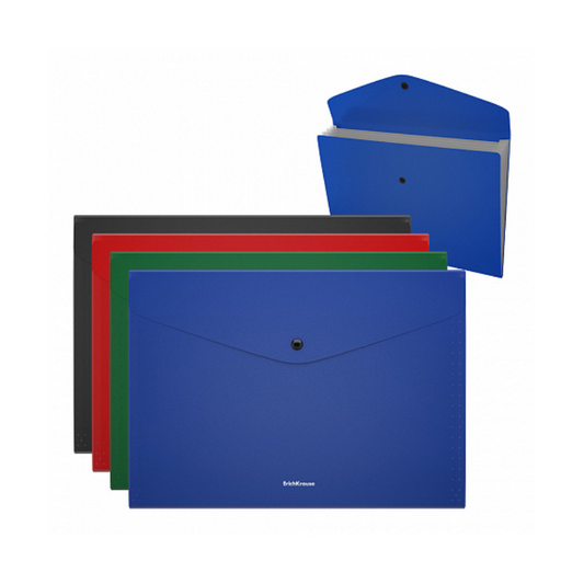 Erich Krause Matte Classic A4 4-Pocket Expanding File