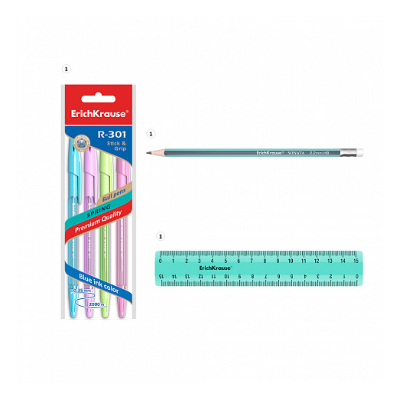 Erich Krause Base Pen Holder Set - Mint