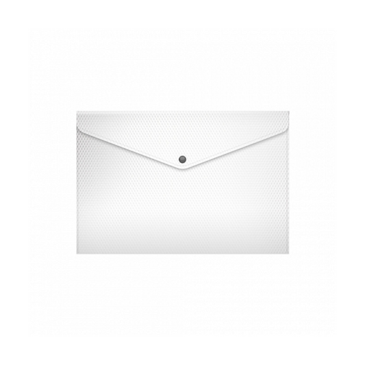 Erich Krause Diamond Classic A4 Envelope Folder - White