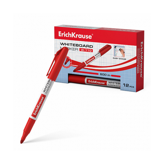 Erich Krause W-110 Whiteboard Marker - Red