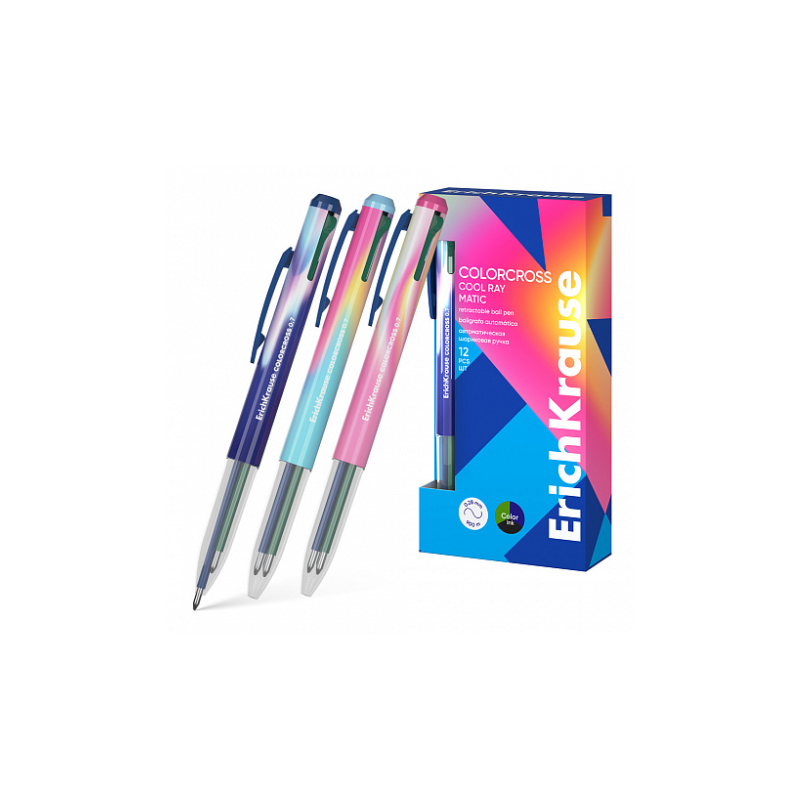 Erich Krause Colorcross Matic Cool Ray 3-in-1 Ballpoint Pen