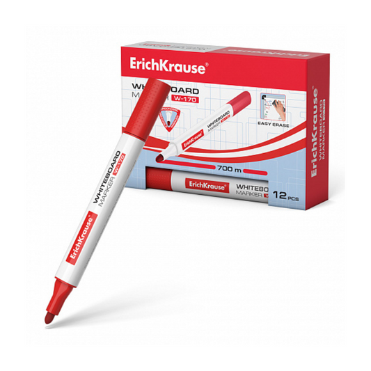 Erich Krause W-170 Whiteboard Marker - Red