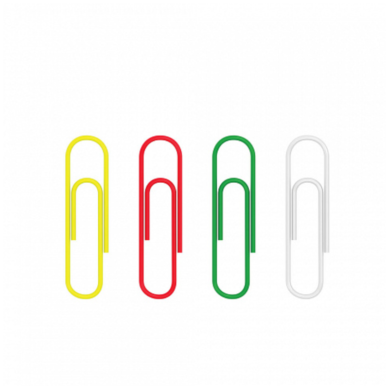 Erich Krause Magnetic Paper Clips Holder with 100 Paper Clips