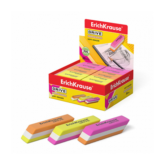 Erich Krause Driver Neon Eraser