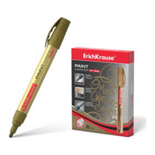 Erich Krause PT-350 Paint Marker - Gold