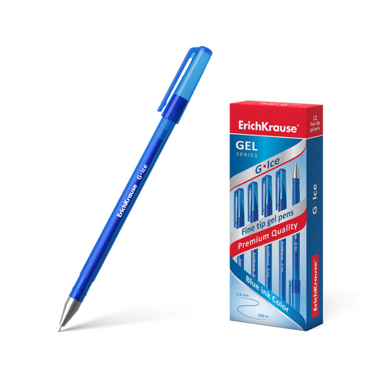 Erich Krause G-Ice 0.5mm Gel Pen - Blue