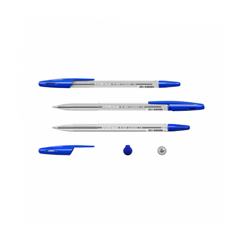 Erich Krause R-301 1.0mm Classic Ballpoint Pen - Blue