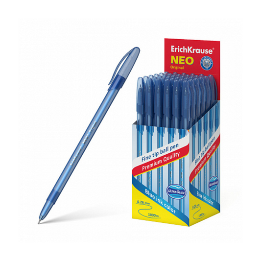 Erich Krause Neo 0.7mm Super Glide Ballpoint Pen - Blue