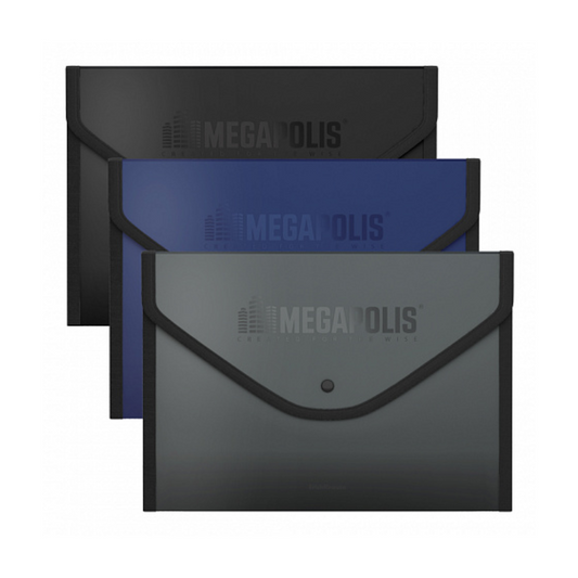 Erich Krause Megapolis A4+ Envelope Folder
