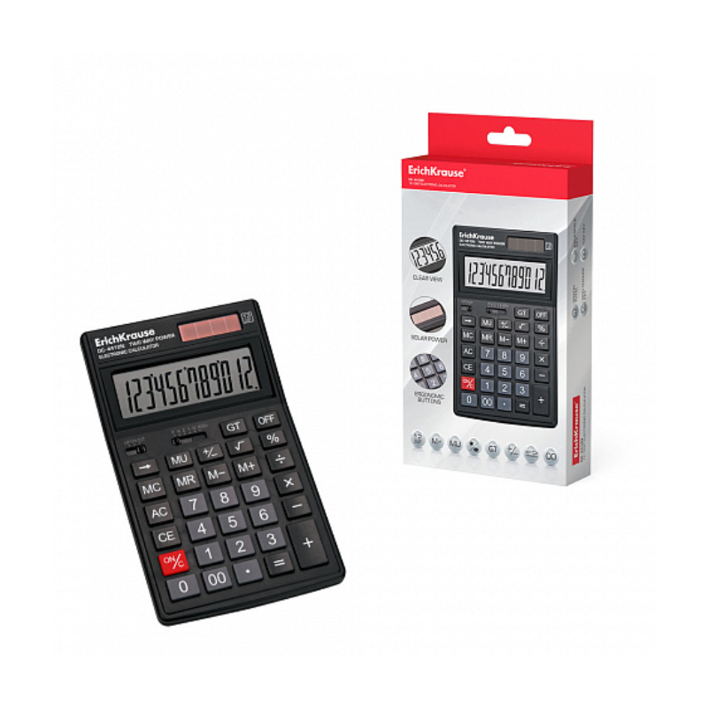 Erich Krause DC-4412N 12-Digit Calculator
