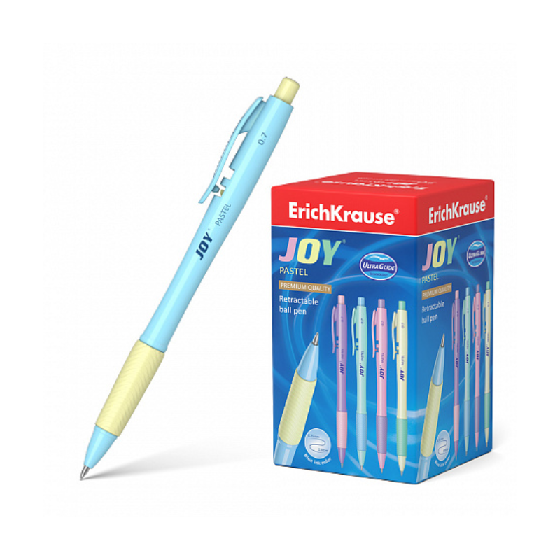 Erich Krause Joy Pastel 0.7mm Super Glide Ballpoint Pen