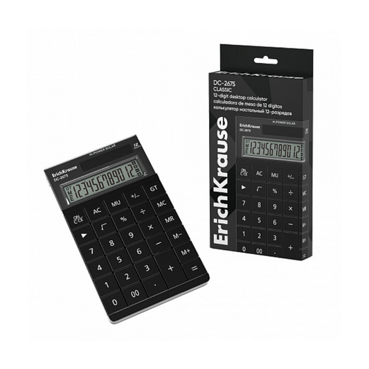 Erich Krause DC-2675 12-Digit Calculator