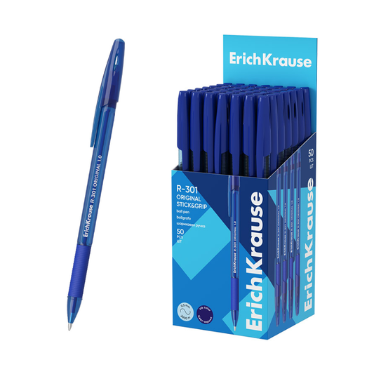 Erich Krause R-301 1.0mm Ballpoint Pen - Blue