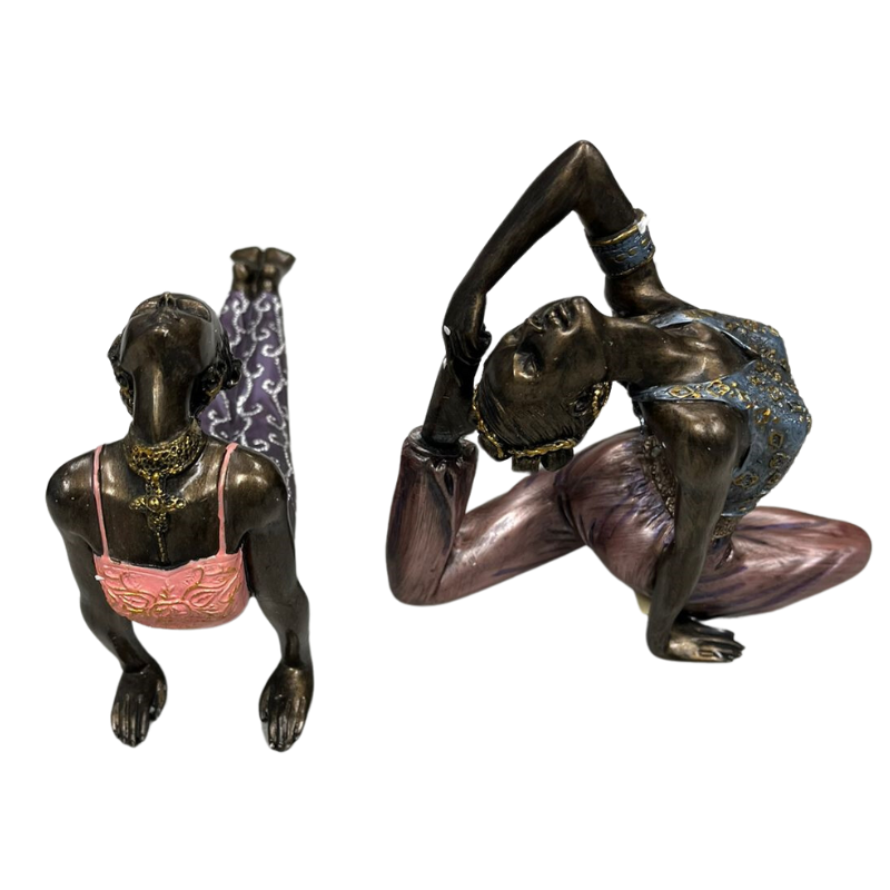 Yoga Positions Ornament - Set of 2