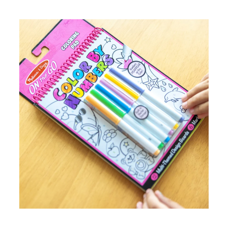 Melissa & Doug - On the Go Colour by Numbers Pad