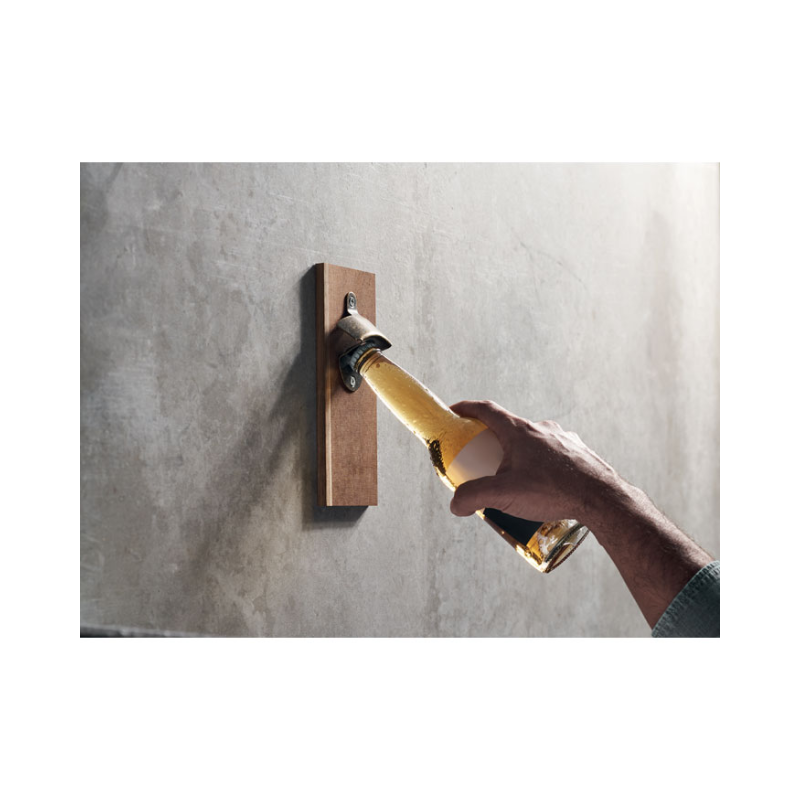 Wooden Wall Bottle Opener