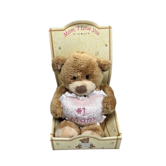 Number 1 Mom Teddy - 5"H