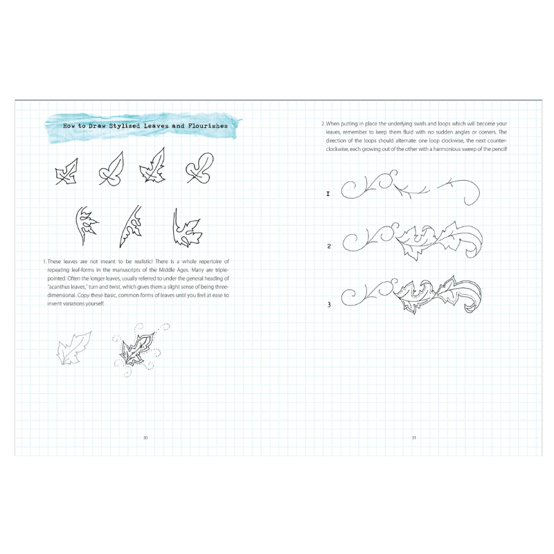 Peter Pauper Illuminated Letters Sketchbook