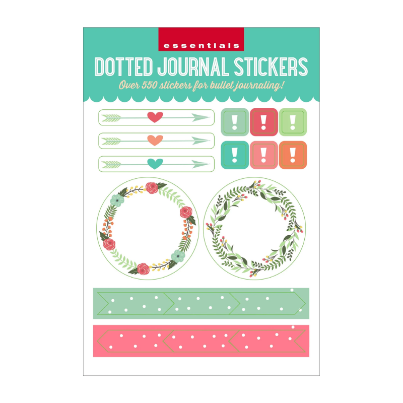 Peter Pauper Essentials Dotted Journal Planner Stickers