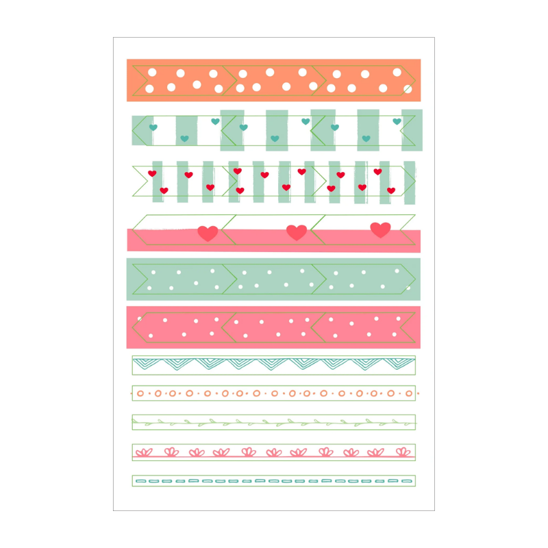 Peter Pauper Essentials Dotted Journal Planner Stickers