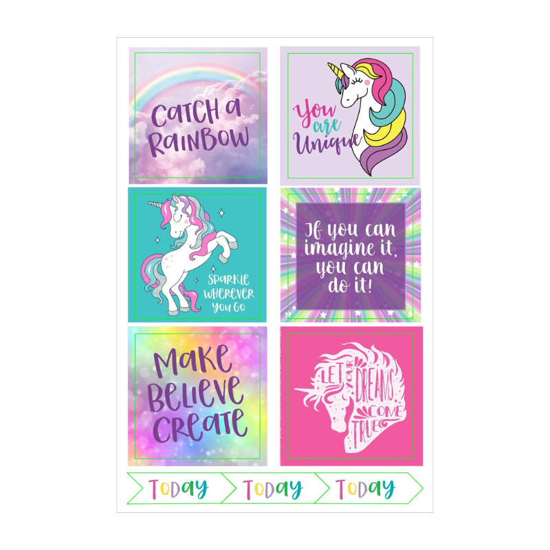 Peter Pauper Essentials Unicorn Planner Stickers