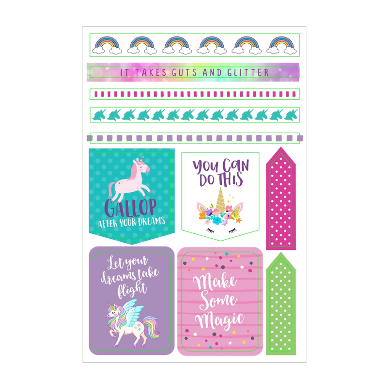 Peter Pauper Essentials Unicorn Planner Stickers