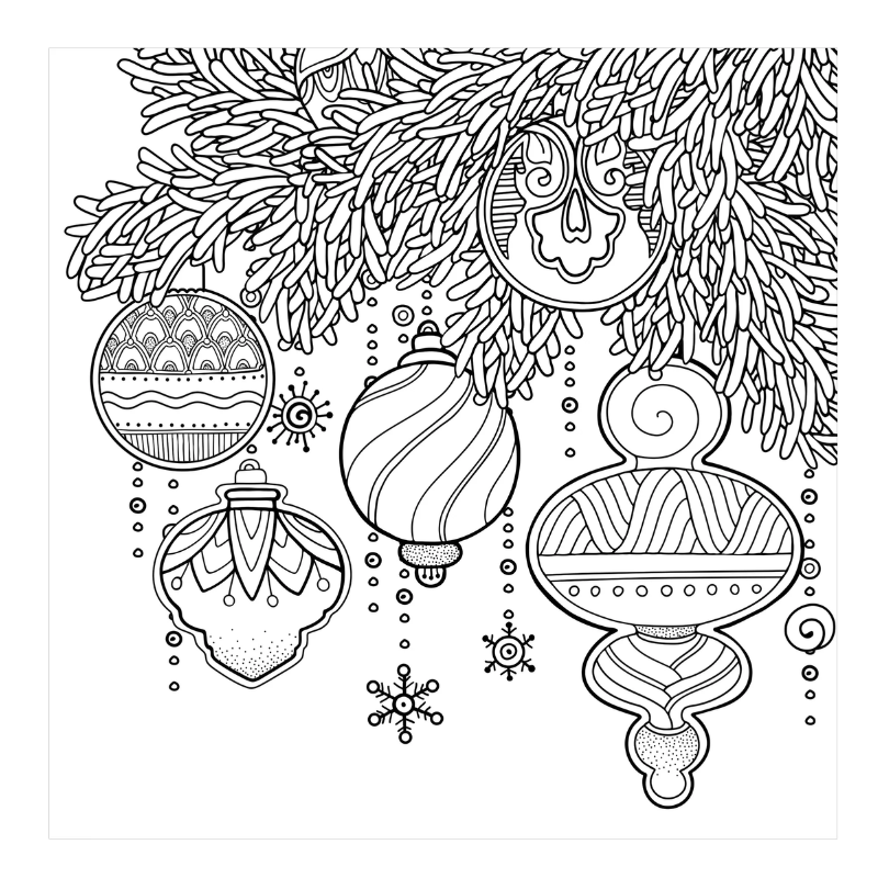 Peter Pauper Home for Christmas Colouring Book