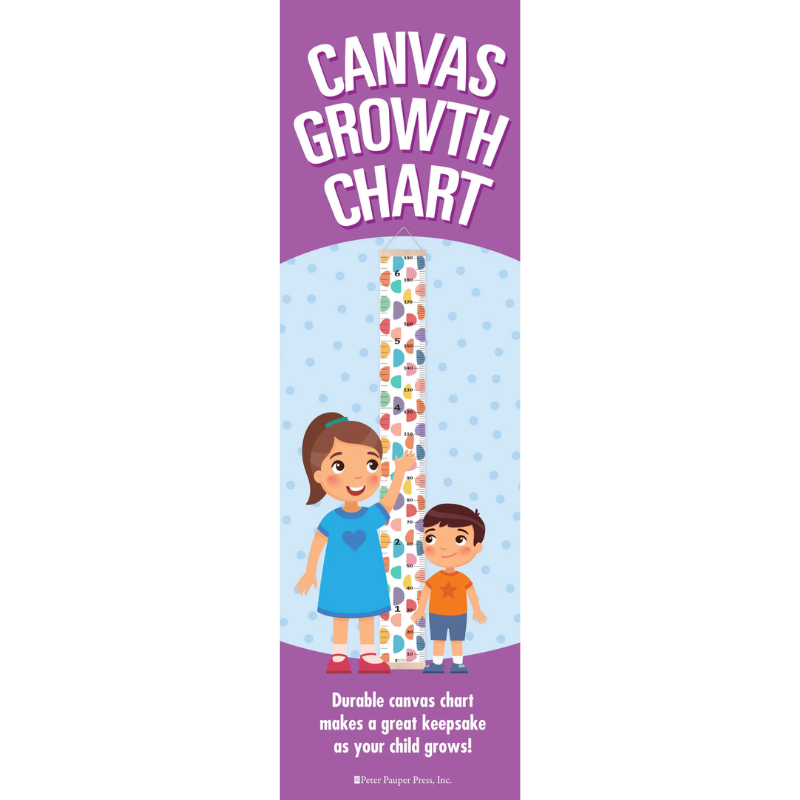 Peter Pauper Gumdrops Canvas Growth Chart