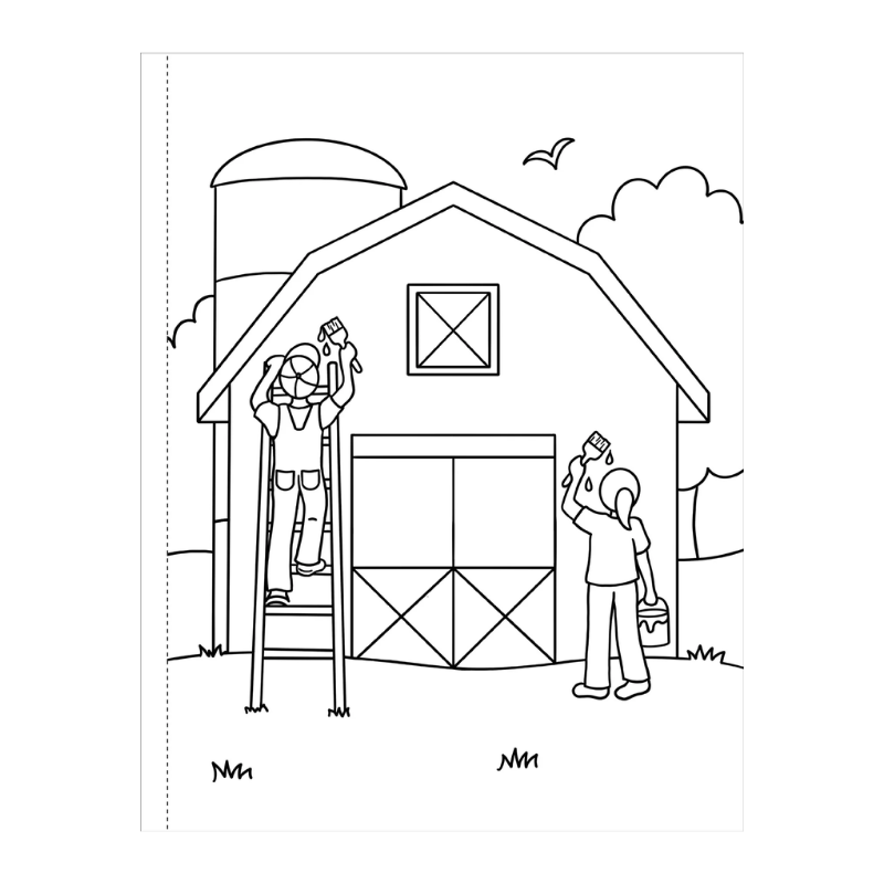 Peter Pauper My First Colouring Book - On the Farm