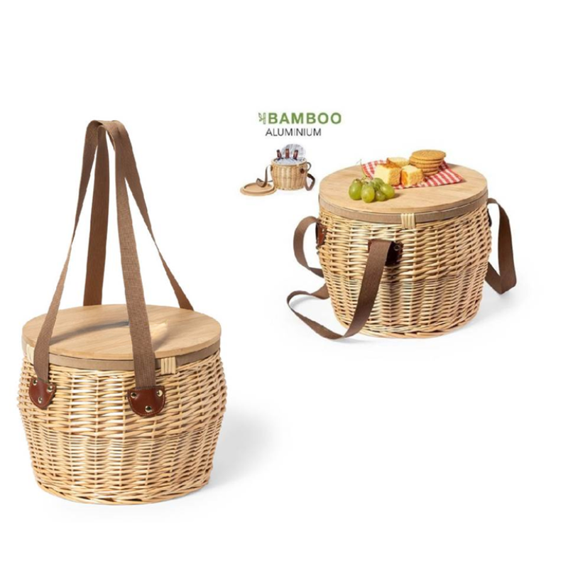 Thermal Wicker Picnic Basket