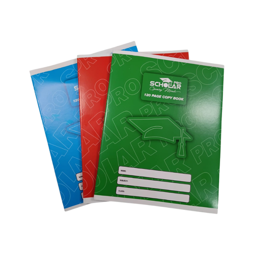 Scholar Pro Exercise Book - Single Line - 10" x 8" - 60shts / 120pgs