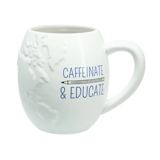 Pavilion 22oz Embossed Mug - Caffeinate