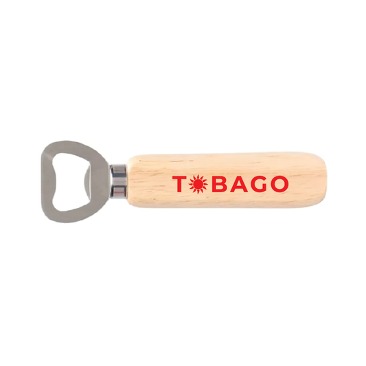 Caribbean Keepsakes Wooden Bottle Opener - Tobago