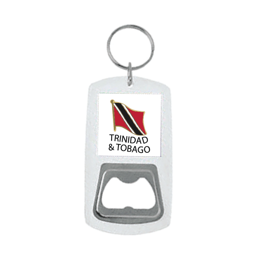 Caribbean Keepsakes Acrylic Bottle Opener Keyring