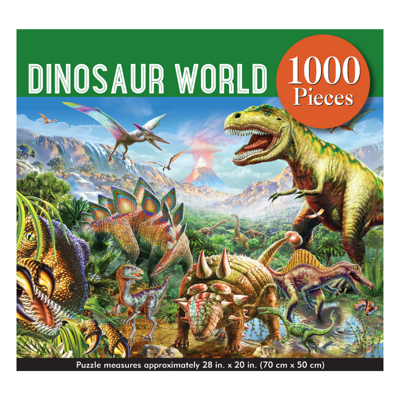 Peter Pauper Dinosaur World 1000 Piece Jigsaw Puzzle