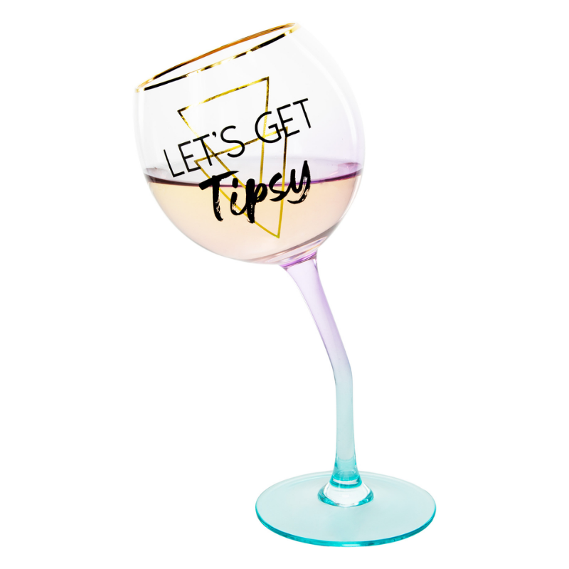 Pavilion 11oz Tipsy Stemmed Wine Glass