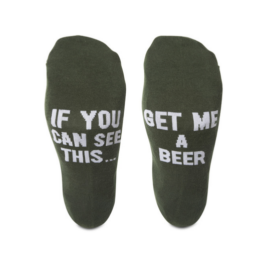 Pavilion Mens Cotton Blend Sock - Get Me A Beer